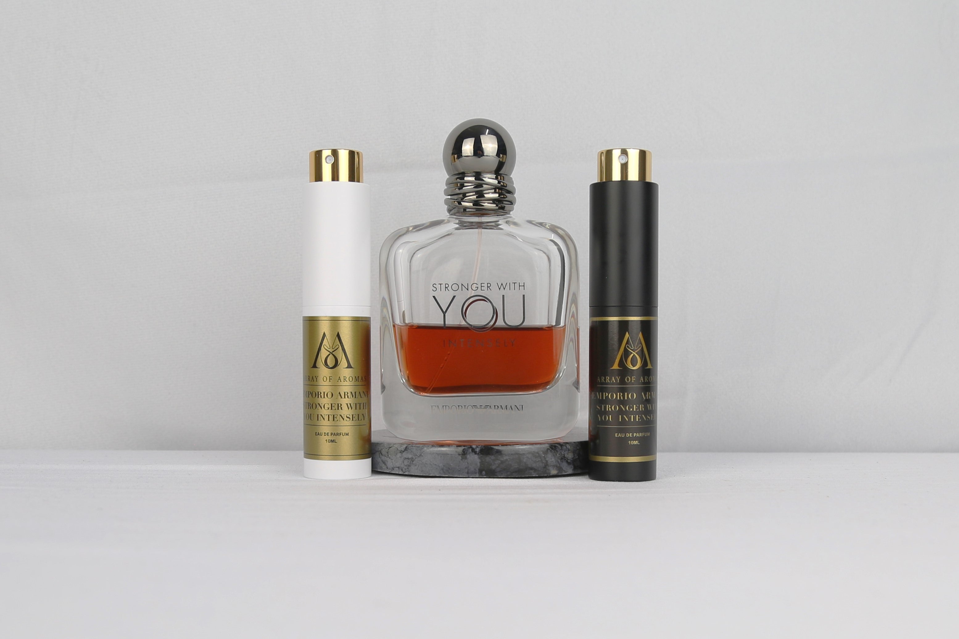 Armani Eau De Parfum | Armani Intensely Parfum | Array Of Aromas